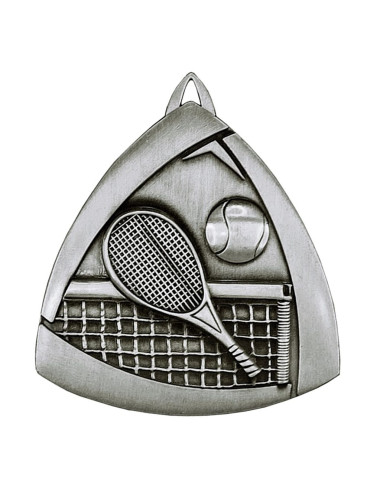 MDX409-AS  - Medal TENIS ZIEMNY, kolor antyczne srebro, średnica 55mm