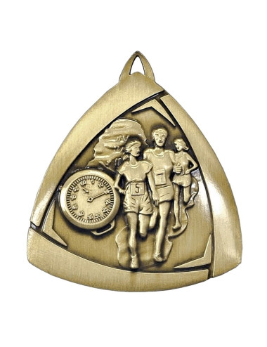 MDX410-AG  - Medal BIEGI, kolor antyczne złoto, średnica 55mm 