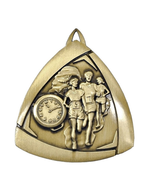 MDX410-AG  - Medal BIEGI, kolor antyczne złoto, średnica 55mm 