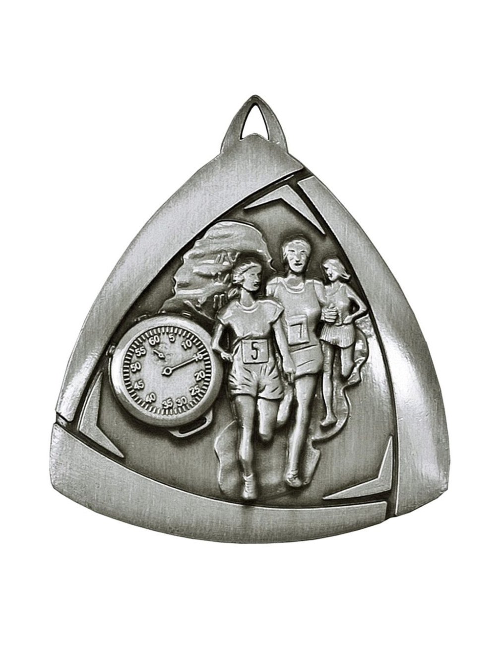 MDX410-AS  - Medal BIEGI, kolor antyczne srebro, średnica 55mm