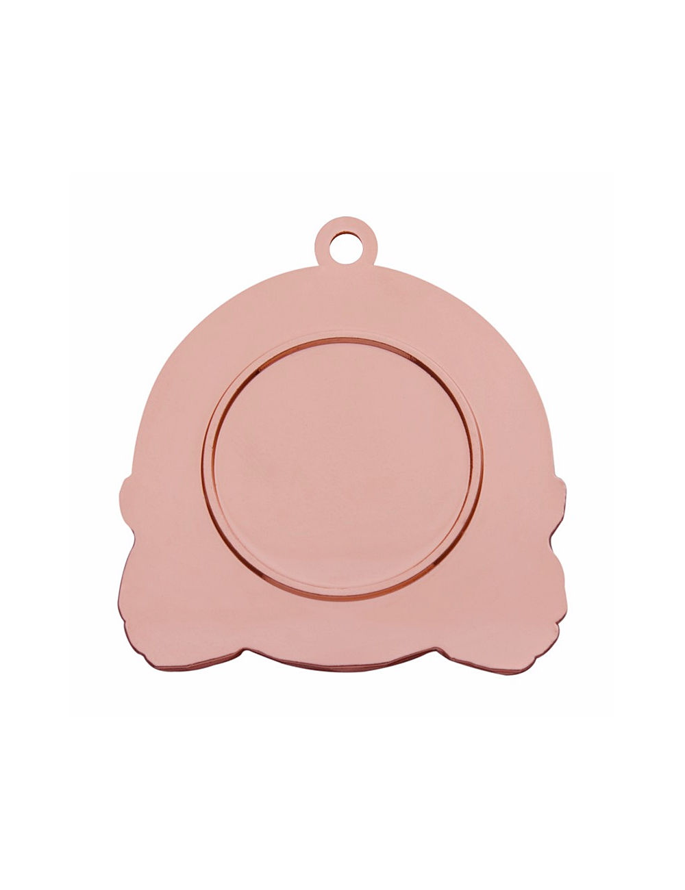 MDX43-B  Medal brązowy z miejscem na wklejkę, średnica R-45mm insert-25mm, grubość 2mm, ZNAL, color BRONZE (code NO.436)