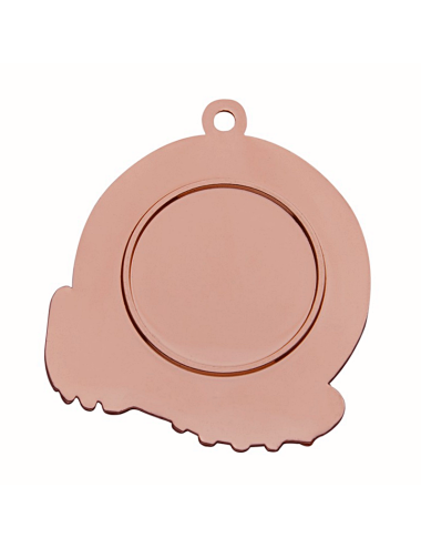 MDX44-B  Medal brązowy z miejscem na wklejkę, średnica R-45mm insert-25mm, grubość 2mm, ZNAL, color BRONZE (code NO.435)