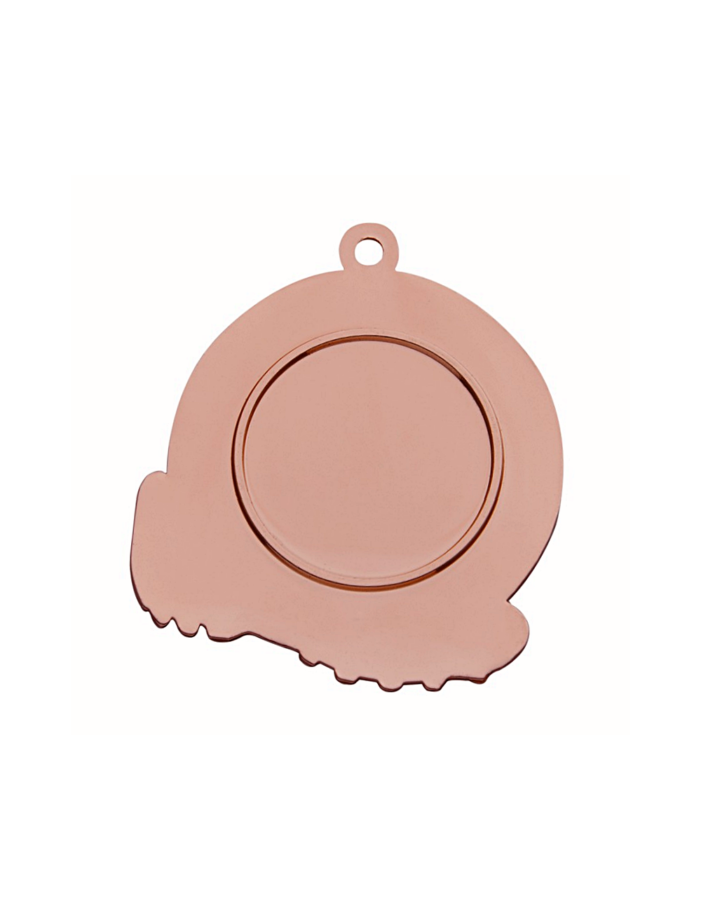 MDX44-B  Medal brązowy z miejscem na wklejkę, średnica R-45mm insert-25mm, grubość 2mm, ZNAL, color BRONZE (code NO.435)